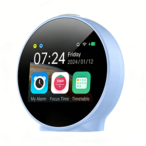 นาฬิกาตั้งโต๊ะอัจฉริยะ Ai alarm หน้าจอสัมผัส LCD พร้อมแบตเตอรี่ในตัว รองรับการเชื่อมต่อ Wi-Fi สำหรับวางบนโต๊ะ - Product Image 1