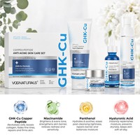 Kit GHK-Cu à Marque Blanche, Peptide de Cuivre Bleu, Ensemble de Soins Anti-Âge GHK-Cu, Boost de Collagène, Anti-Rides, Réparation Cutanée, OEM ODM