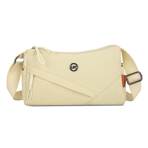 Fashionable MultiPocket Nylon Crossbody Bag with Zipper Closure Multifunction Mobile Small Sling Bag Ladies - Product Image 3