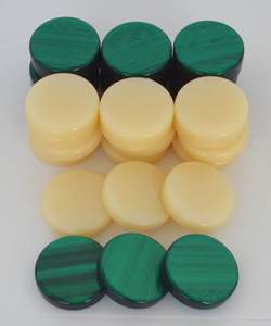 Tùy Chỉnh Đá Cẩm Thạch Màu <span class=keywords><strong>Backgammon</strong></span> Chip 35Mm 38Mm 40Mm 44.5Mm Bóng Epoxy Nhựa Checker Miếng - Product Image 4