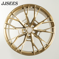 Jantes en aluminium forgées concaves JJSEES pour voitures, jantes en alliage de voiture de 16, 17, 18, 19, 20, 21, 22, 23, 24 pouces, 5 trous, pour Porsche 911 GT3