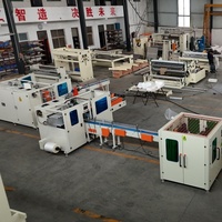 Machine industrielle de fabrication de boîtes de mouchoirs en papier avec contrôle PLC pour la conversion