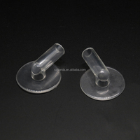 Coude de valve à air en PVC TPU à 90 degrés, petit tube à bride, embout de soufflage d'air pour manchons de tente, tube