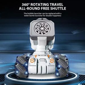 New 2.4G Bong Bóng Máy Diễn Viên Đóng Thế RC Xe Tăng Xe Đồ Chơi Ánh Sáng Âm Nhạc Đa Chức Năng Điều Khiển Từ Xa Xe Trẻ Em Đài Phát Thanh Điều Khiển Đồ Chơi Cậu Bé Quà Tặng - Product Image 6