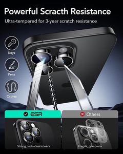 Protector de Lente de Cámara de Vidrio Templado 3D INNOPRO Grado AAA con Dureza 9H Ultrafino de 0.33mm Cristalino para - Product Image 5