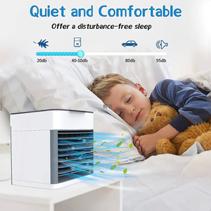 Ventilador Humidificador Portátil, <span class=keywords><strong>Aire</strong></span> Acondicionado, <span class=keywords><strong>Enfriador</strong></span> <span class=keywords><strong>de</strong></span> <span class=keywords><strong>Aire</strong></span> Pequeño para el Hogar, 3 Velocidades, Alimentado por USB - Product Image 2