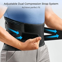 Ceinture de soutien lombaire ergonomique avec coussin 3D confortable, soutien lombaire respirant pour femmes et hommes