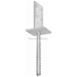Étriers à <span class=keywords><strong>poteau</strong></span> <span class=keywords><strong>en</strong></span> forme <span class=keywords><strong>de</strong></span> <span class=keywords><strong>U</strong></span> avec outil d'ancrage <span class=keywords><strong>en</strong></span> béton extra-long <span class=keywords><strong>en</strong></span> acier galvanisé Largeur d'ouverture 91 mm - Product Image 3