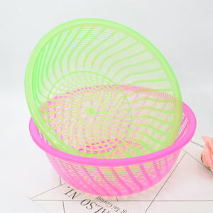 Cesta redonda universal de plástico para arroz/verduras para cocinas, cesta de drenaje para lavar verduras y frutas, con escurridor. - Product Image 2