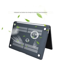 Étui de protection transparent rigide en PC pour ordinateur portable MacBook 13.6 Air 15.4 Pro 16.2 Pro – Housse de protection populaire pour ordinateur portable