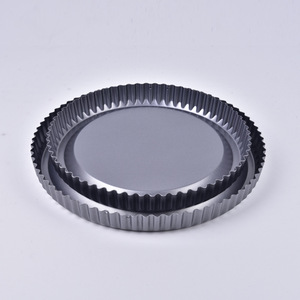 Round Springform Pizza Pan 10 Inch Non Stick Carbon Steel Baking Dish For Oven Use Cake Mold - Product Image 3