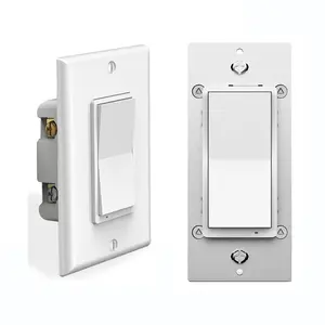 High Quality US Type Wireless Wifi Smart Switch 3 Way Home Automation Light Switch Electrical Wall Push On Smart Light Switch