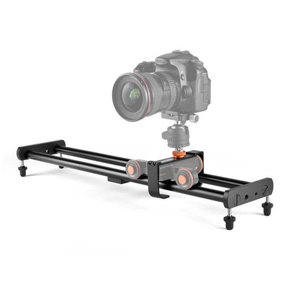 Yelangu L40T 40cm Adjustable Carbon Fiber Camera Dolly Track Slider for Camera DSLR Video Photography