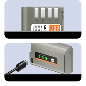 DC-S5แบตเตอรี่กล้อง DMW-BLK22 7.2V 2500mAh DC-S5 GH6 <span class=keywords><strong>S5II</strong></span> S5M2 IIx GH5 II - Product Image 3