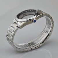 Boîtier de montre mécanique GS de 39,5 mm pour la modification des montres de plongée NH34/35/36, accessoire de montre mécanique