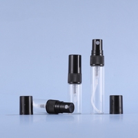 Bouteille de parfum en verre de 5ml en gros atomiseur de voyage rechargeable vide avec pulvérisateur à pompe quantité minimale de commande 100 pièces