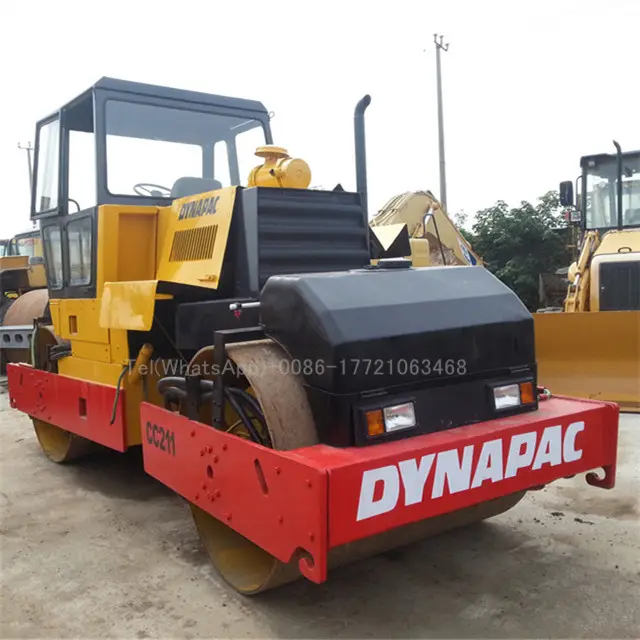 Dynapac cc211 rullo Tandom Dynapac usato cc422 cc211 rullo a doppio tamburo