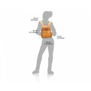 Mochila de Cuero Hecha a Mano, Ligera y Duradera, con Diseño de Múltiples Compartimentos con Cierre, para Viajes, Oficina y Uso Casual - Product Image 2