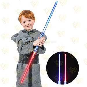 Baguette de fête LED lumineuse à double lame <span class=keywords><strong>sabre</strong></span> jouet épée <span class=keywords><strong>laser</strong></span> multiclignotante avec son pour les enfants pour l'obtention du diplôme de Noël - Product Image 5