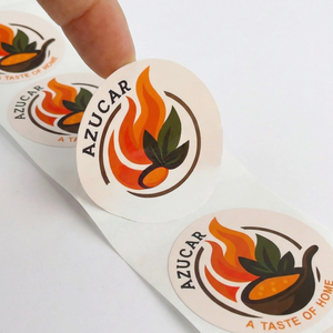 สติกเกอร์ติดอาหารแบบกำหนดเอง สำหรับร้านขายของชำ ช็อกโกแลต กันน้ำ ทนทาน เป็นมิตรกับสิ่งแวดล้อม กระดาษกาวคุณภาพสูง ดีไซน์สวยงาม - Product Image 2