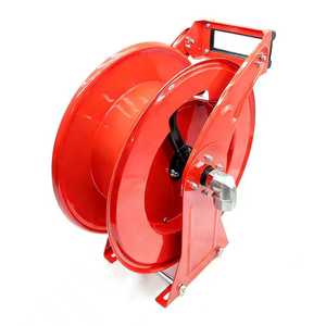 Carrete de manguera retráctil de alta presión de acero para lavado de coches, montado lateralmente, <span class=keywords><strong>con</strong></span> garantía de 1 año, longitud de 10M/15M, entrada de 3/4"/1" - Product Image 4