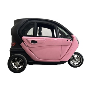 Triciclo Eléctrico EEC de 1000W para Adultos, Scooter con Cabina de 60V, Capacidad de Carga de 200-300kg, Carrocería Cerrada Motorizada, Batería de 45AH, 45km/h - Product Image 1