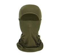 DF1024 Gorro Deportivo Elástico y de Talla Única, Color Coyote Marrón, Verde, Negro, Gris, Camuflaje, Protección Solar, Cortavientos, para Montar a Caballo
