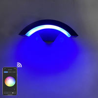 Applique murale LED d'intérieur minimalisme moderne Maison Escalier Couloirs Jardin IP65 Extérieur Étanche Tuya Smart WiFi RGB Applique murale