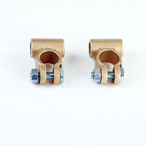 Abrazadera de terminales de batería de coche, abrazadera de terminales de batería de cobre de alta resistencia, género positivo y negativo, personalizado - Product Image 5