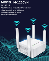 Penjualan langsung pabrik openwrt 1200Mbps 2.4g 5.8g WiFi Repeater/Router/AP