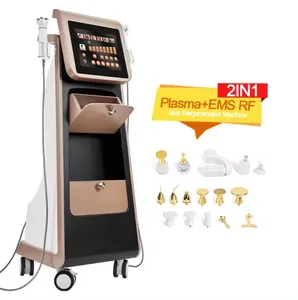 2 In 1 Plasma Skin Rejuvenation Body Massage Fractional Plasma + Rf + Ems Deep Dermal Remodeling Facelift