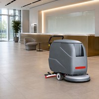 Nettoyeur de sols manuel CleanHorse ARES520, laveuse-sécheuse à pousser, batterie 24V85Ah, équipement de nettoyage