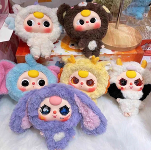 Boîte mystère en promotion : Trois bébés à grosse tête peuvent être offerts avec une fermeture éclair comme cadeau - Product Image 3