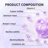 FARMJEWEL Prémélange Composé pour Ruminants 0,1% Antiacide Supérieur Bicarbonate de Sodium Prévient l'Acidose Stabilise le pH du Ruminer Aliment