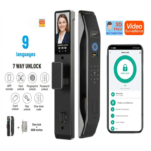 Tuya Smart WiFi 3D Face Recognition Door <b>Lock</b> Fully Automatic <b>Digital</b> <b>Lock</b> with Camera - Product Image 2