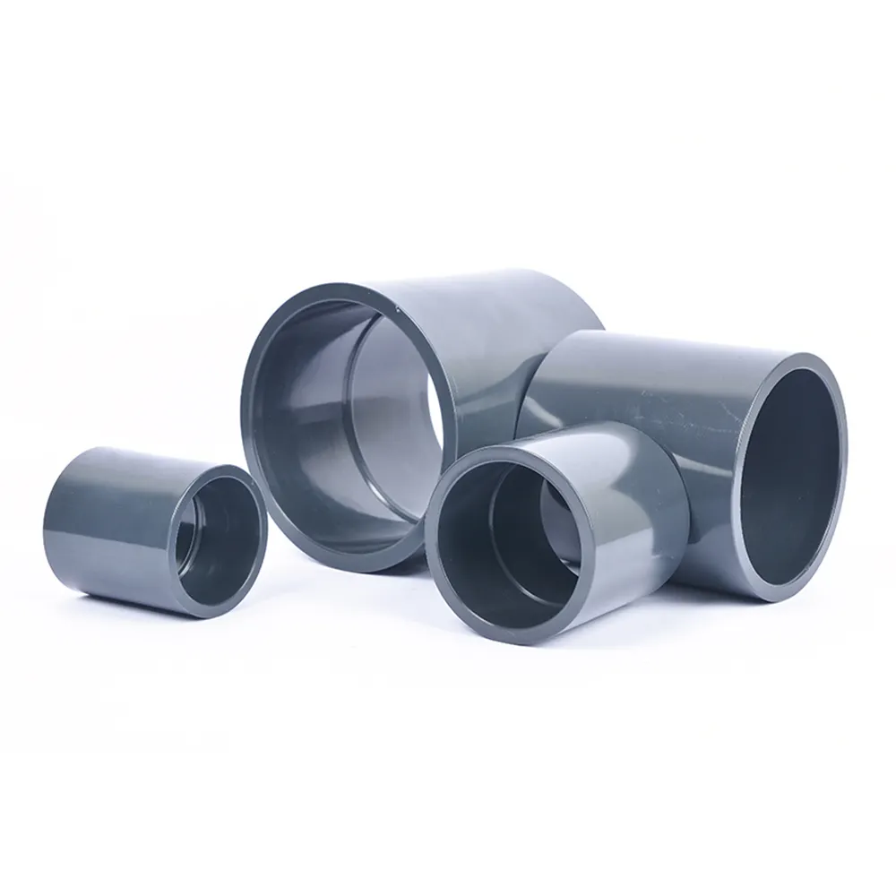 Manufacturer UPVC Water Supply Pipe Fittings UPVC chemical plastics Coupling Joint