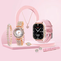 Ensemble cadeau pour fille A58 Plus, montre intelligente, montre connectée 2025, montres intelligentes pour femmes, montre intelligente de luxe pour femmes