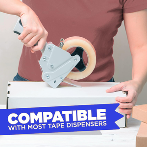 Cinta de embalaje impresa personalizada transparente impermeable BOPP acrílica de un solo lado a precio de fábrica HKYalanpack para sellado de cartón - Product Image 3