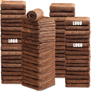 Serviettes en <span class=keywords><strong>microfibre</strong></span> résistant à l'eau de Javel en vrac pour Salon sec non pelucheux beauté Spa Salon séchage des <span class=keywords><strong>cheveux</strong></span> essuie-mains - Product Image 1