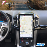 Éxito de Ventas Reproductor DVD con Pantalla Táctil Completa Android para Coche para Chevrolet Captiva 2013 2014 2015 2017 4+64 GB GPS Altavoz Inalámbrico