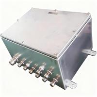 Boîtier de jonction antidéflagrant en aluminium moulé Exe II C T6 à sécurité accrue, certifié IP66 et classe de température T6, en promotion