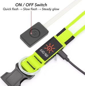 Wholesale Durable Pet <b>Dog</b> LED Head Collar Night Safety Walking Anti-Lost Flashing Waterproof Soft Print USB Rechargeable - Product Image 6