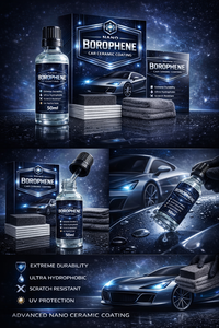GRAPHONEX Borophene Pro Revestimiento Cerámico Nano para Autos con Boronio Mejorado 50ml |   Cuidado Automotriz Transparente Gris PH2-12 con Tolerancia de 10 Años - Product Image 3