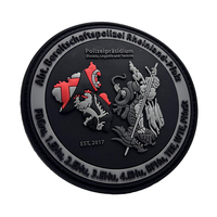 Patch en PVC souple 3D gaufré personnalisé de haute qualité avec logo, lavable, avec boucle auto-agrippante pour uniformes, vêtements, étiquettes, sacs, forme étoile