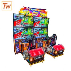 Machine de jeu d'arcade à monnayeur, simulateur de course automobile à double écran, machine de jeu d'arcade de divertissement avec accepteur de billets - Product Image 1