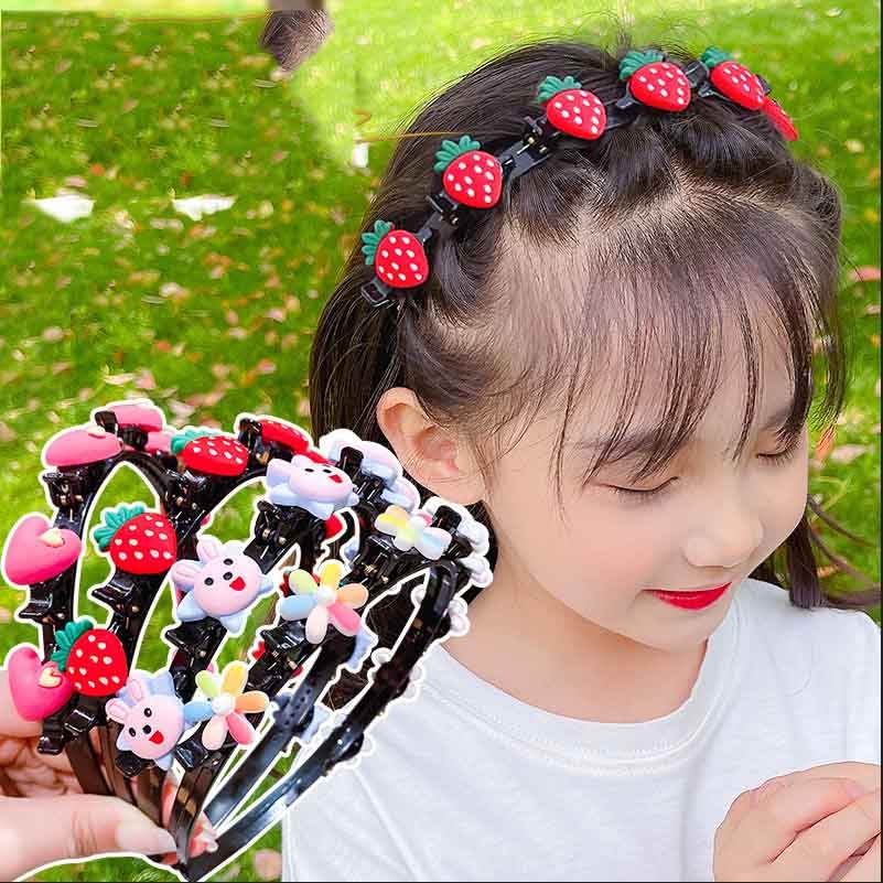 2022 Wholesale New Design Headband With Little Hair Clips Candy Flower Hair  Bands Designer Hair Accessories for Kid