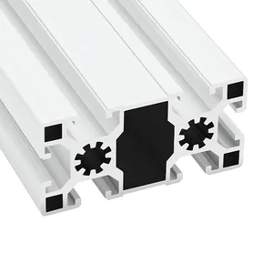 Estándar europeo, perfil de aleación de aluminio de 45x90, tubo cuadrado de aluminio, soporte de montaje de Panel Solar, Mini riel de techo de Metal