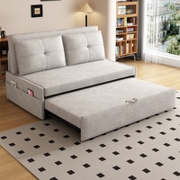 Modernes Familien-Schlafsofa aus strapazierfähigem Stoff, multifunktional, platzsparend, ausziehbar, wandelbar für das Wohnzimmer
