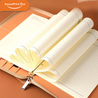 Porte-documents à fermeture éclair en cuir PU grain de liège, multi-poches, avec pages de rechange pour journal à feuilles mobiles, porte-stylo, classeur pour cartes photo, personnalisable