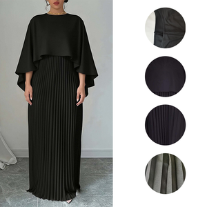 <span class=keywords><strong>Robe</strong></span> longue plissée élégante et décontractée pour femme, idéale pour les occasions sociales, les vacances et le quotidien – Vente en gros - Product Image 4